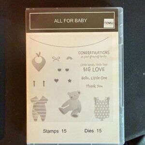 Temu Stamps and Dies All For Baby